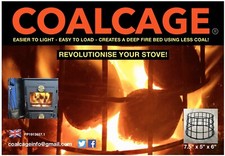 Coalcage - Coal Saving Cage Multifuel Stove Basket For Narrowboats /Homestoves