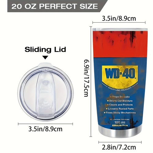 20oz stainless steel insulated - 20oz,