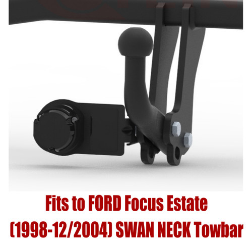Swan neck tow bar for - bar,