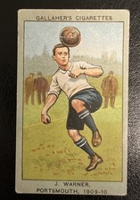 1910 Gallagher Association Football Club Colours    Portsmouth J. Warner