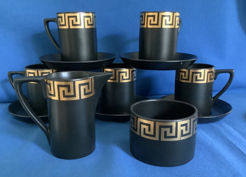 Portmeirion pottery black - pottery, ~