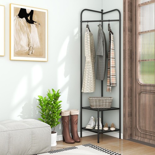 Corner coat rack - coat,