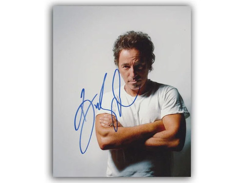 Bruce springsteen hand - springsteen, signed