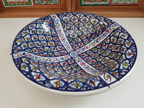 Hand made painted serving - hand,
