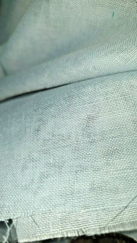 Silvery blue 100 cotton - blue,