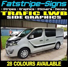 to fit RENAULT TRAFIC MK3 LWB GRAPHICS STICKERS DECALS STRIPES MOTORHOME CAMPER
