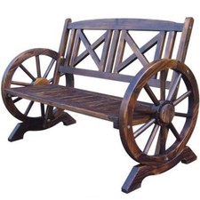 2/3 SEATER WOODEN BENCH