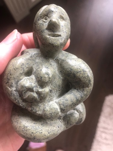Inuit carving mother - inuit,