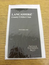 1987 Fixture List: Lancashire