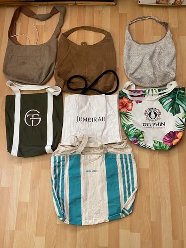 Various beach bags tote - 7x,
