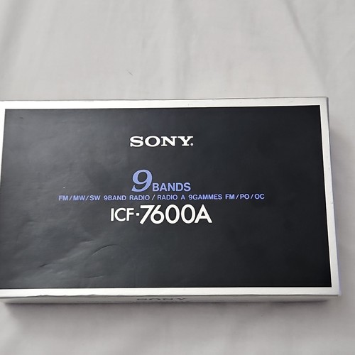 Sony icf 7600a portable radio - portable,