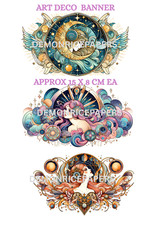 UK PRINTED A4 LASER PRINTED RICE PAPER DESIGN ART DECO