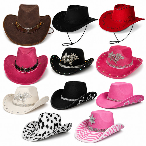 Cowboy cowgirl hat wild - cowgirl,