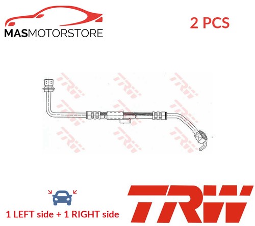 Brake hose line pipe front - brake,