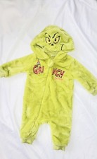 3-6 month ,Grinch Christmas Fluffy Romper, New Without Tag