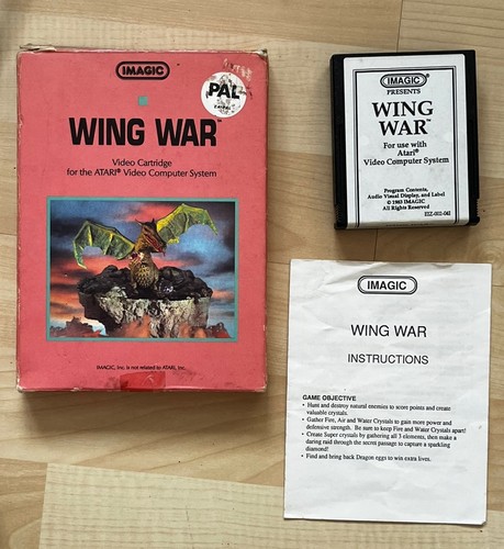 Atari 2600 wing - wing, (cib)