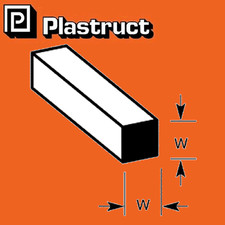 SOLID SQUARE ROD range styrene