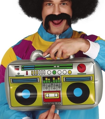 Inflatable boom box - inflatable, ghetto