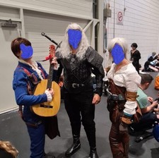 The Witcher, Geralt of Rivia full costume with wig and sword