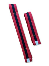 MARTIAL ARTS STRIPED BELTS
