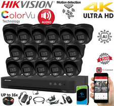 8MP 4K Hikvision ColorVu Audio