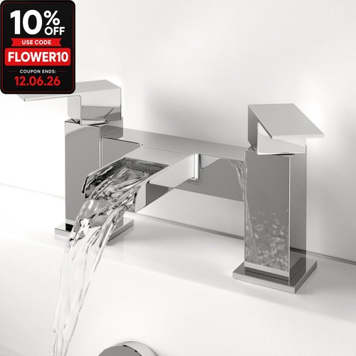 Bathroom waterfall bath - bathroom,