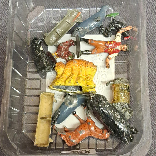 Vintage toy figures job - vintage, lot