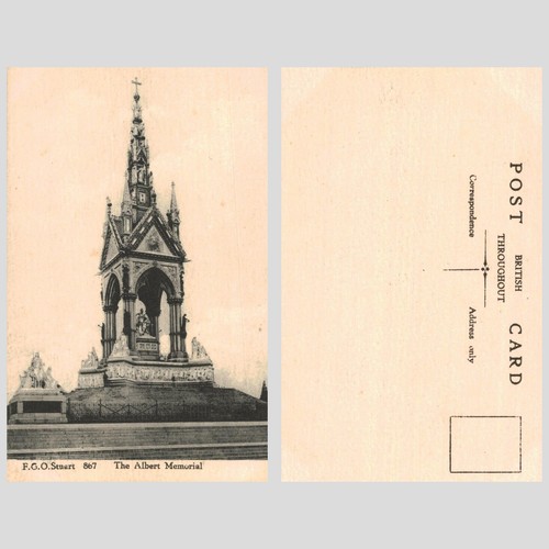 Vintage postcard the albert - postcard,