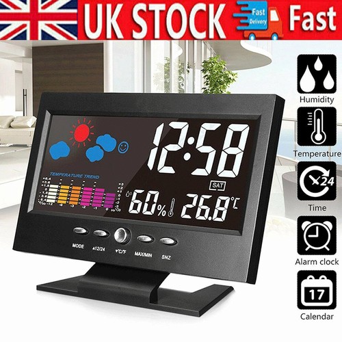 Weather digital clock - weather, lcd