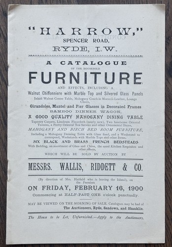 Antique isle wight 1900 - of,