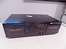 Denon DRW-585 Double Cassette Deck Black Quality Genuine Tested Working
