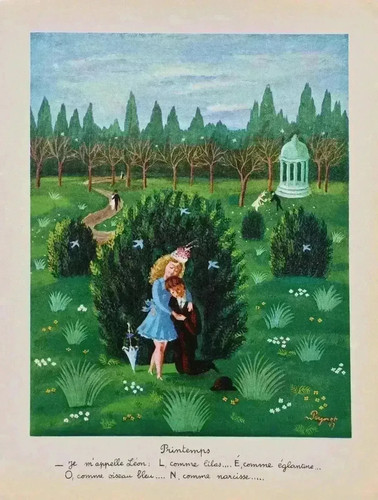 Raymond peynet the spring - peynet:,
