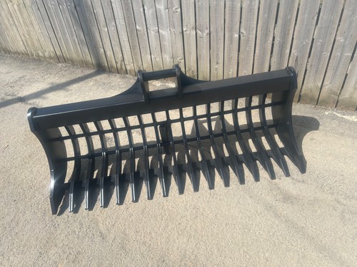Excavator land rake bucket - excavator,