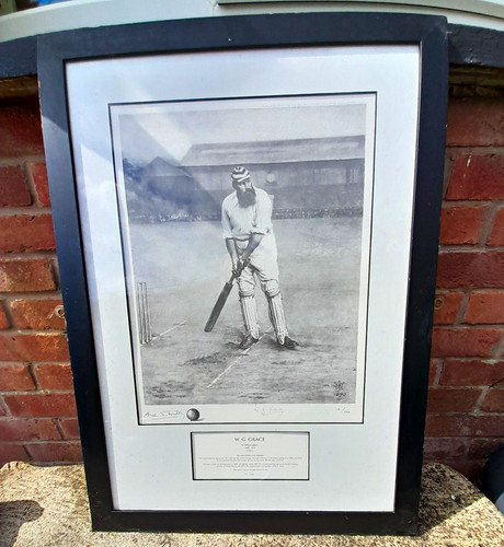 Framed grace cricket - w.,