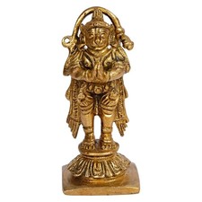 Brass Hanuman Idol 3.5 Inch