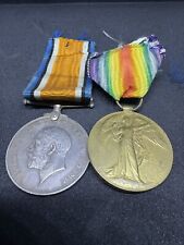 WW1 War Medal & Victory Medal To Fireman