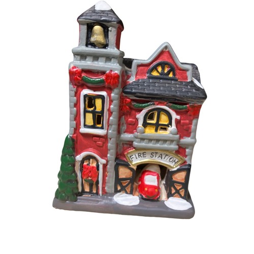 Christmas village mini fire - christmas,