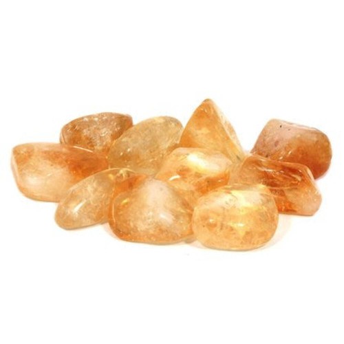 Citrine tumble stone - tumble, –