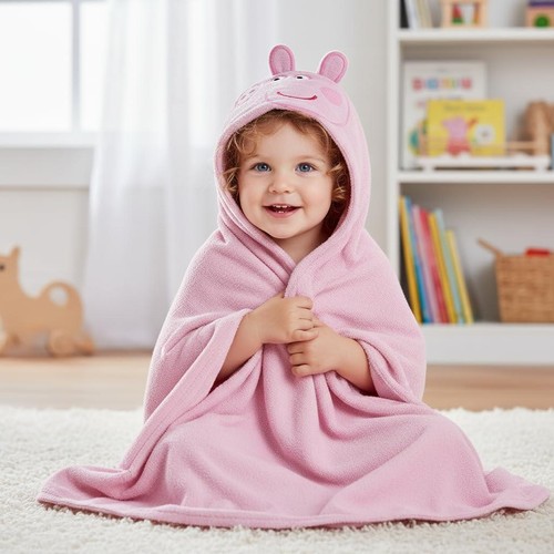 Peppa pig official hooded - pig,