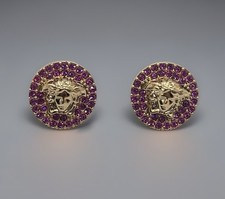 Versace Earrings Metal+Strass