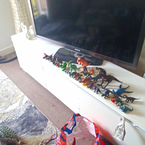 Mixed lot plastic dinosaur - mixed,