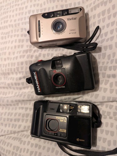 Various old film cameras - various,