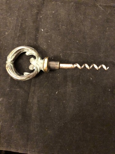 Vintage brass corkscrew