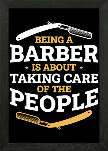 Barber taking care peop - barber,