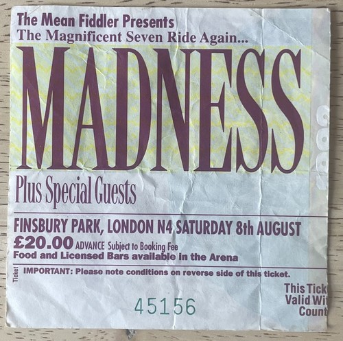 Madness madstock tour - -,