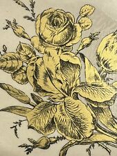 2 Waterslide Decals Gold Flowers Vintage Fine Quality  DIY Upcycle Craft Art