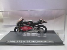 ARNAUD VINCENT APRILIA RSW125  2002  1-24 SCALE MOTORCYCLE MODEL