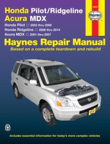 Manual honda pilot ridgeline - manual, pilot/ridgeline