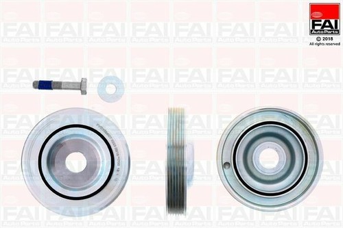 Crank shaft belt pulley set - shaft,
