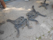 A PAIR OF VINTAGE LION HEAD